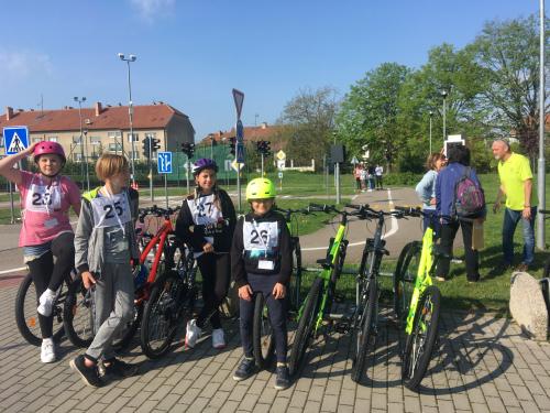 Dopravní soutěž mladých cyklistů - oblastní kolo v Hustopečích